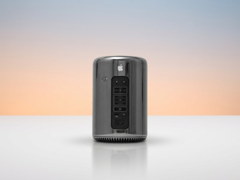 Apple Mac Pro (Late 2013) felújított munkaállomás, Xeon E5-1620 v2 / 12 GB / 1 TB NVMe SSD, macOS