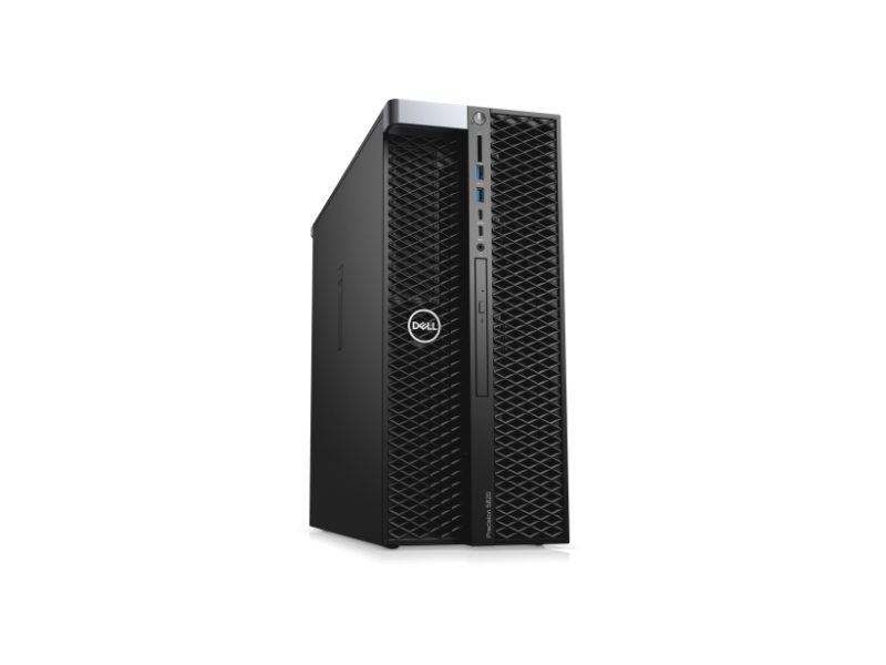 Dell Precision T5820 Tower felújított munkaállomás PC, Xeon W-2123 / 16 GB / 512 GB SATA SSD, Quadro P2000, Windows 10