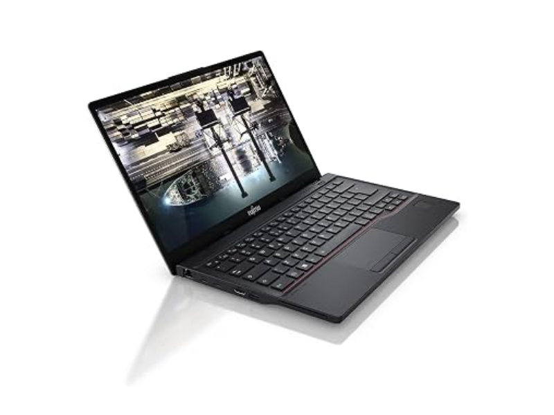 Fujitsu LifeBook E5412 csomag: felújított laptop, i5-1235U / 16 GB / 256 GB NVMe SSD, 14" Full HD, kiváló állapot + SmartHacker sleeve és Office 2024