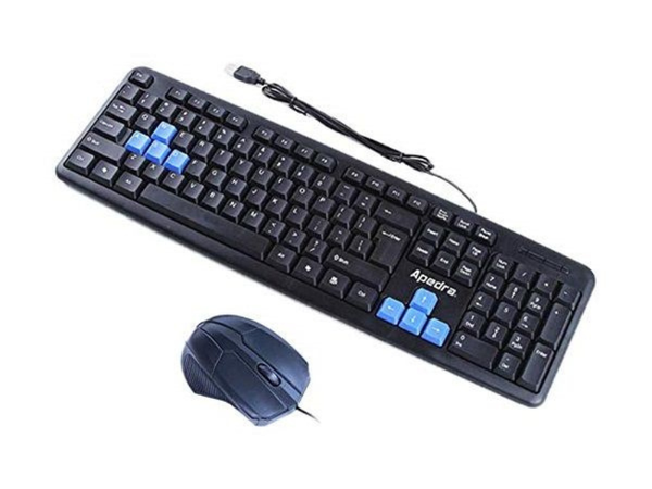 Genius Apedra KM-520 vezetékes billentyűzet és egér szett, USB