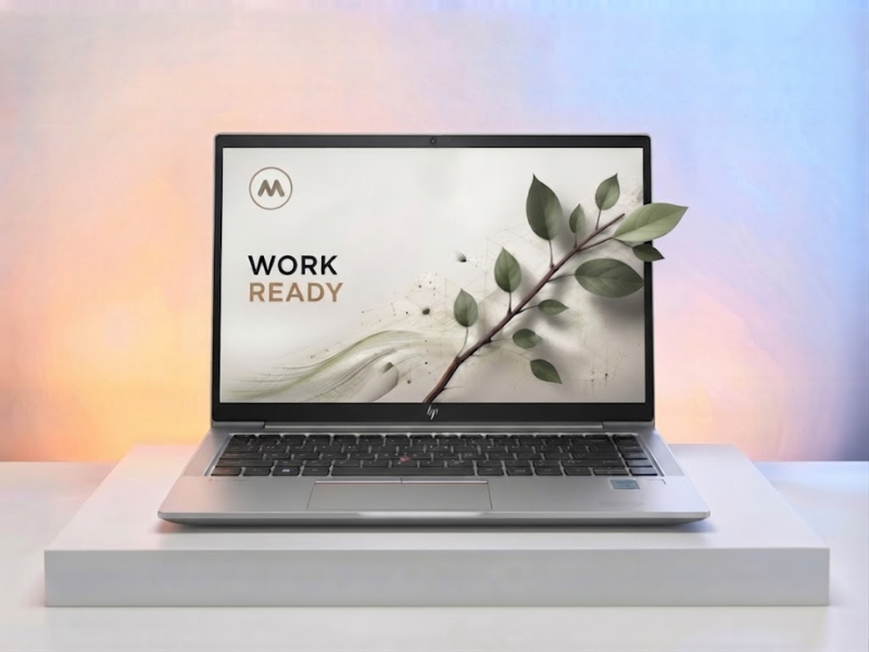 HP EliteBook 845 G8 felújított laptop, Ryzen 5 PRO 5650U / 16 GB / 256 GB NVMe SSD, 14" Full HD, magyar billentyűzet, újszerű állapot