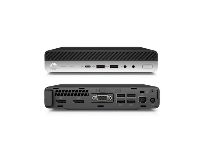 HP EliteDesk 800 G4 DM felújított mini PC, i7-8700 / 16 GB / 512 GB NVMe SSD