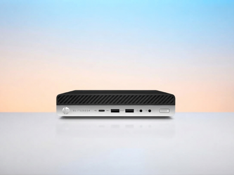HP EliteDesk 800 G5 DM felújított mini PC, i7-9700 / 16 GB / 256 GB NVMe SSD, Windows 11 Fő kép
