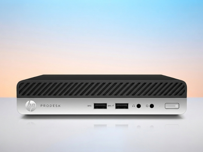 HP ProDesk 400 G4 DM felújított mini PC, i3-8100T / 8 GB / 256 GB NVMe SSD, Windows 11 Fő kép