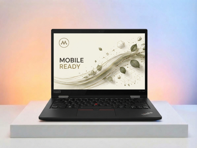 Lenovo ThinkPad X13 G1 Yoga felújított 2in1 laptop, i7-10510U / 16 GB / 256 GB NVMe SSD, 13" Full HD érintőkijelzős, magyar billentyűzet, Windows 11, kiváló állapot