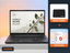 Csomag: laptop, fekete sleeve és Office 2024